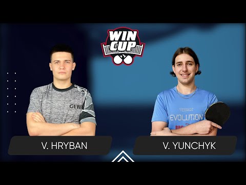 13:00 Vadym Hryban - Valentyn Yunchyk 19.08.2024 | Table Tennis WINCUP