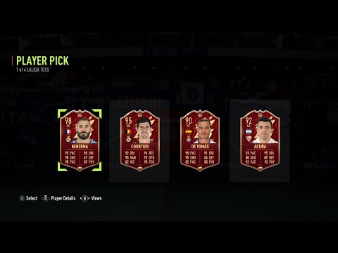 FIFA 22 INSANE FUT CHAMPS LALIGA TOTS REWARDS!!!!