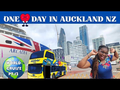 Thumbnail for AUCKLAND, NEW ZEALAND IN ONE DAY l P&O Arcadia World Cruise l Hop-On Hop-Off Bus Tour