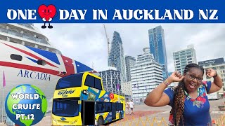 AUCKLAND, NEW ZEALAND IN ONE DAY l P&O Arcadia World Cruise l Hop-On Hop-Off Bus Tour