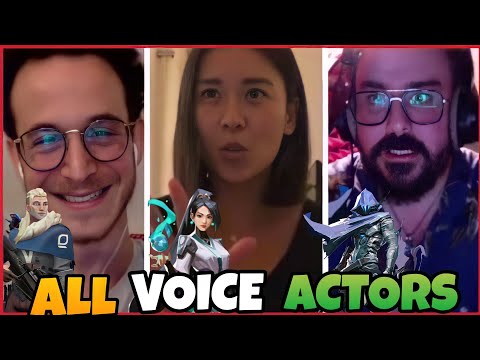 All Valorant Voice Actors Live Voice Acting Agents Voice lines