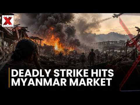 Deadly Myanmar Military Airstrike Strikes Kyauktaw Market ...