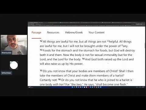 1st Corinthians 6:12-20 explained by Sam Shamoun