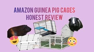 Reviewing amazon guinea pig cages!