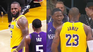 LeBron James Gets Schooled By De'Aaron Fox  Then Tries To Get Revenge! Lakers vs Kings