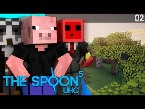 Minecraft Spoon UHC Season 5: #2 - ENCHANTING AND STUFF
