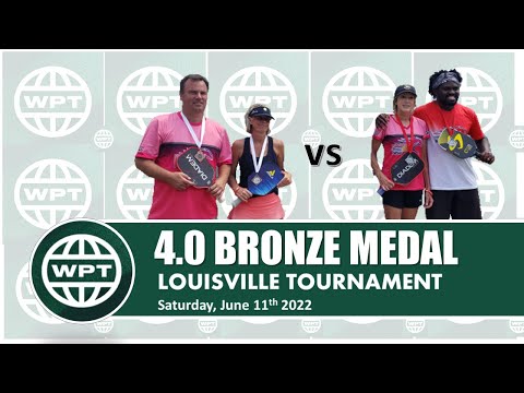 4.0 Mixed Doubles Bronze Medal Match   World Pickleball Tour @ Louisville