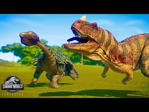 OVERPOWERED ANKYLOSAURUS SKULL CRUSHER vs All CARNIVORE Dinosaurs in 🌍Jurassic World🌍