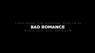 Download lagu Mentahan Ccp Lirik lagu Barat | Bad Romance - lady gaga (Overlay lyrics) 🎵 mp3