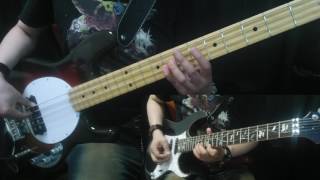 【名曲Jフュージョン！】 ハイプレッシャー ギター＆ベースtab譜demo high pressure/malta