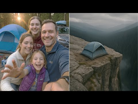 Family Vanished Camping in Montana — 6 Years Later, a Drone Spots Their Tent on a Cliff Edge...