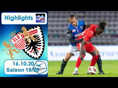 Highlights: FC Stade - Lausanne - Ouchy vs FC Aarau (16.10.2020)