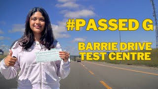 G Road Test | Barrie Drive Test Centre | Ontario | Real Driving Test | Passed G