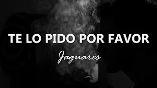 Jaguares - Te Lo Pido Por Favor - Letra