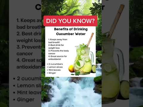 How Cucumber Water Can Improve Your Wellbeing #healthylifestyle #activelifestyle #water