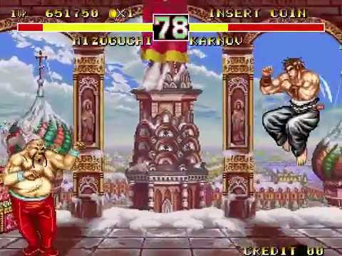 Karnovs Revenge (Fighters History Dynamite) - Neo Geo / Final Boss /Ending