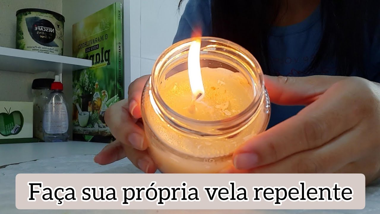 VELA REPELENTE | FAÇA SUA VELA EM CASA