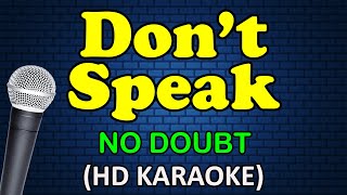 Download lagu DON'T SPEAK - No Doubt (HD Karaoke) mp3 Download lagu DON'T SPEAK - No Doubt (HD Karaoke) mp3