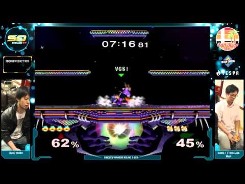 SDSU Biweekly #33 - Singles WR4: B2S | Yoshi vs. SSBM-T | Trichael Man - SSBM