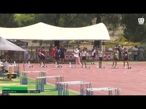 Boys U15 100m Heat 2: 2024-25 State Combined Event Championships