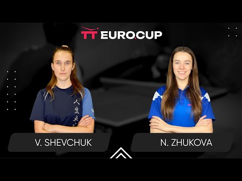 16:45 Viktoriia Shevchuk - Nadiia Zhukova 13.08.2025 TT Euro.Cup Women Ukraine Star. TABLE 4