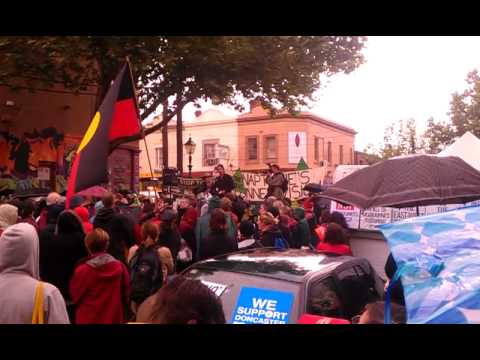 Steve Jolly at the Trains NOT Tollroads rally (1)