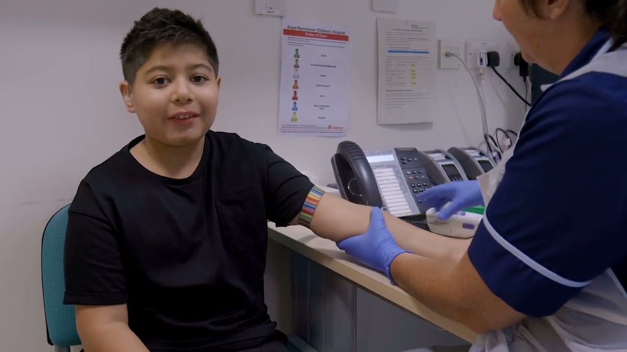 Thalassaemia Major - Having a blood transfusion at RMCH