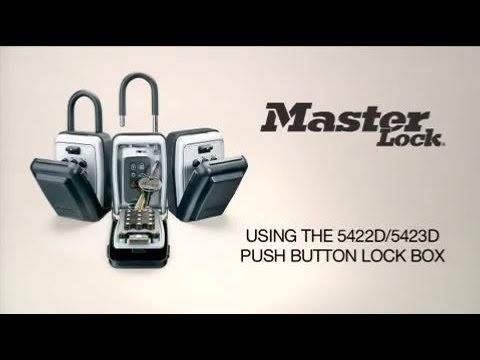 Master Lock 5422D & 5423D Push Button Key Safes
