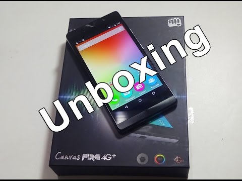 Micromax Canvas Fire 4G Plus Unboxing