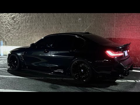 LATE NIGHT DRIVE IN A MURDERED OUT 900HP G80 M3 COMP XDRIVE POV DRIVE🦇⬛
