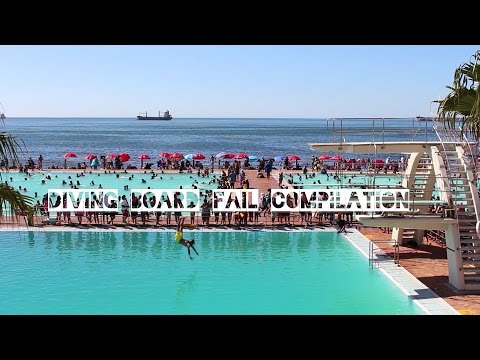 Diving Board Fail Compilation - Sea Point Pavilion Pool in Cape Town