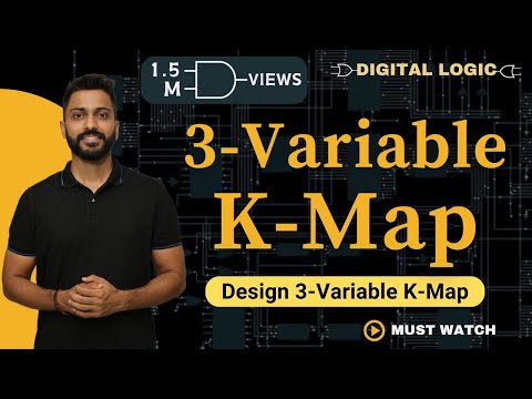 What is K-Map | Design K-Map | 3 Variable K-Map