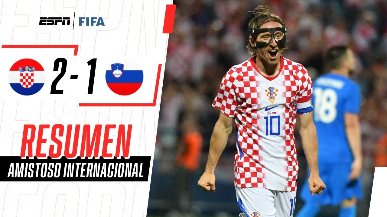 GOLAZO DE MODRIC Y VICTORIA AGÓNICA PARA LLEGAR AFILADO AL MUNDIAL | Croacia 2-1 Eslovenia | RESUMEN