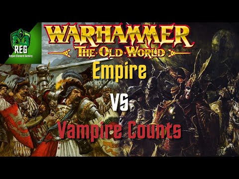 Warhammer The Old World Battle Report | Empire vs Vampire Counts