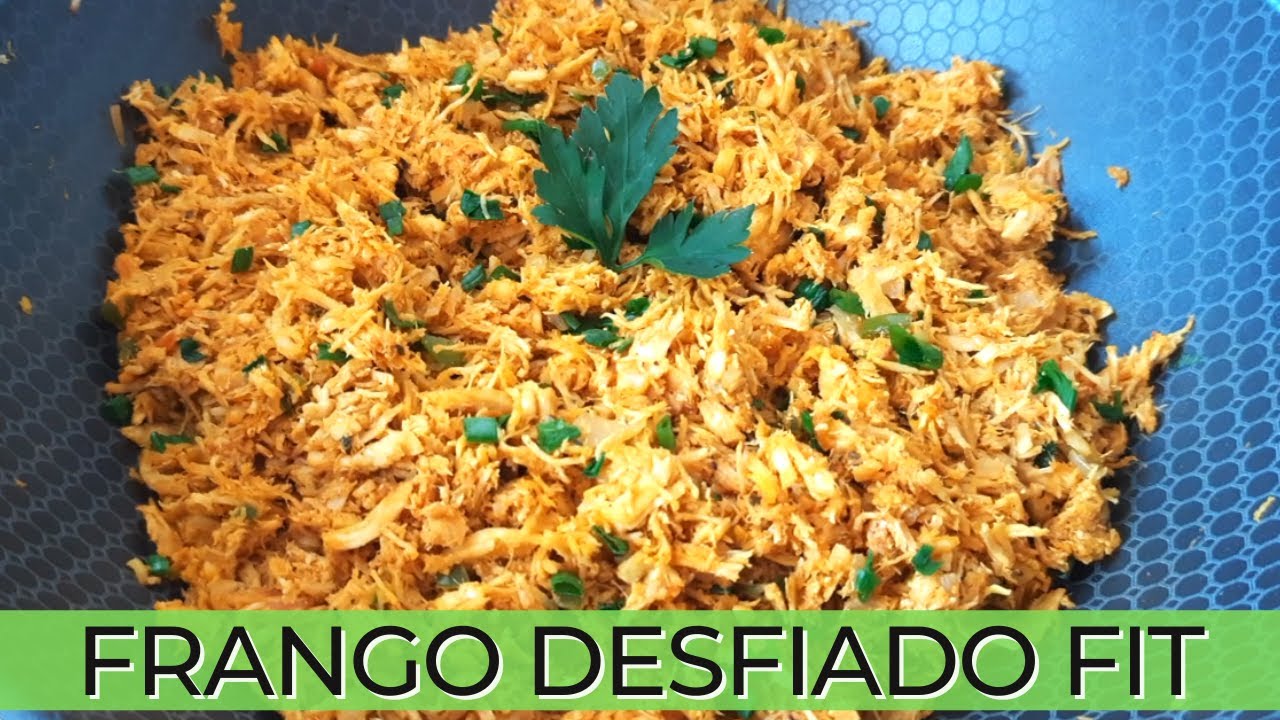 COMO FAZER FRANGO PARA MARMITAS - FRANGO DESFIADO TEMPERADO PARA RECHEIOS OU MARMITAS