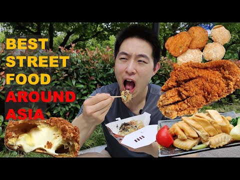 ASIA STREET FOOD TOUR in Shanghai- Best Street Snacks From Taiwan, Japan, Korea, Thailand, Singapore