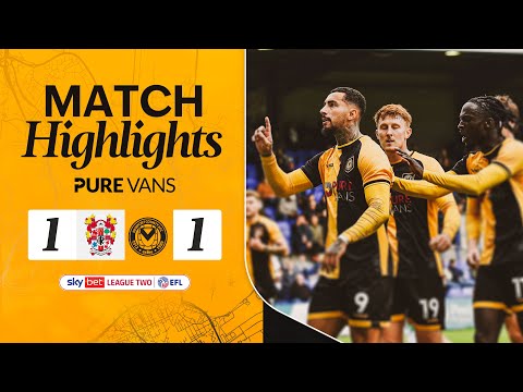 Highlights | Tranmere Rovers 1-1 Newport County
