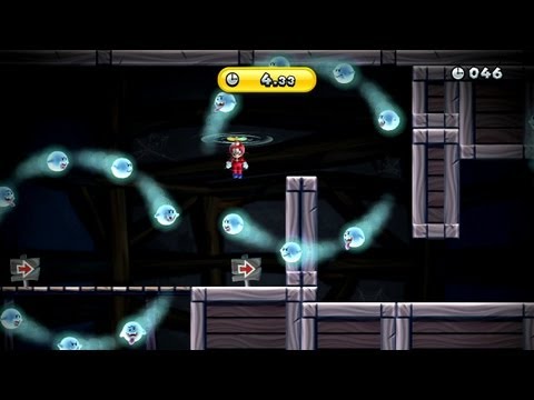 New Super Mario Bros. U -- The Haunted Propeller (Gold Medal)