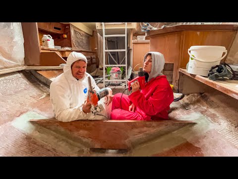 Apparently WE HAVE DONE SOMETHING WRONG! 🤷 Abandoned Boat Restoration... | SAILING SEABIRD Ep. 49