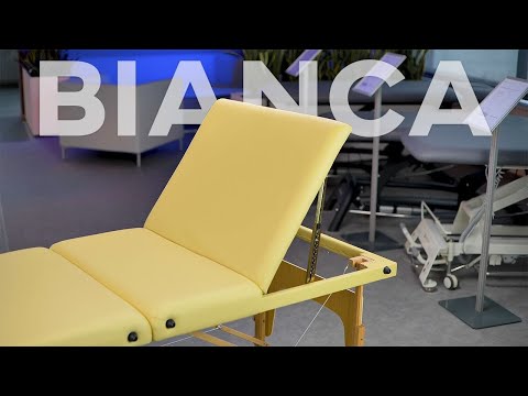 Трисегментна сгъваема масажна кушетка Бианка - XXL video