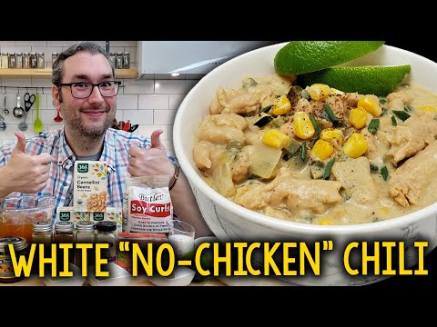 Recipe: Brian’s White "No-Chicken" Chili (Oil-Free, Plant-Based, Vegan)
