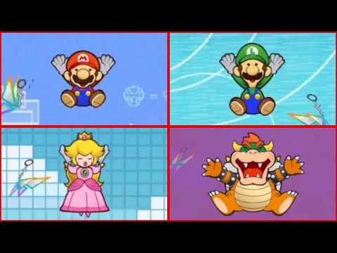 Super Paper Mario - Death Compilation (Wii)