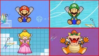 Super Paper Mario - Death Compilation (Wii)