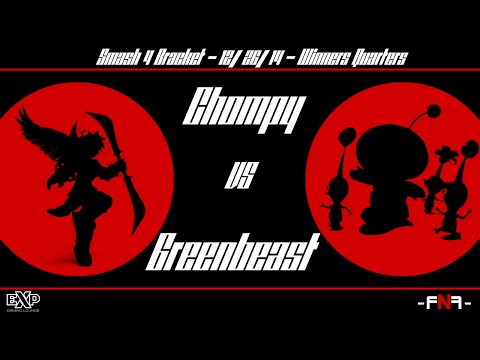 FNF 12-26-14 - Smash 4 - Chompy vs. Greenbeast - Winners Quarters