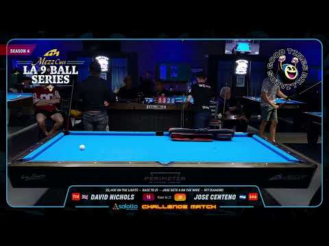 Mezz LA 9 Ball Series Challenge Match - David Nichols vs Jose G Centeno