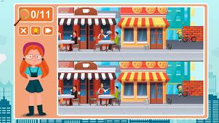 Viki Spotter: Megapolis, Level 11 Walkthrough, 1080p/60FPS.