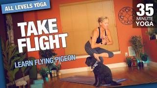 Let's Fly! - Flying Pigeon Yoga Class - Five Parks Yoga