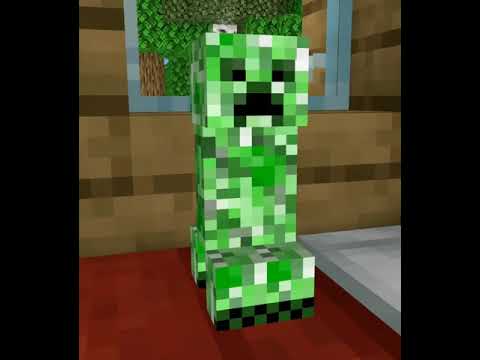 Monster School: Creeper Life Sad Story - Happy End - Minecraft Animation (shorts version) #Shorts