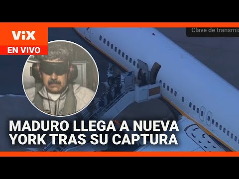 Nicolás Maduro llega a Nueva York tras su captura en Venezuela