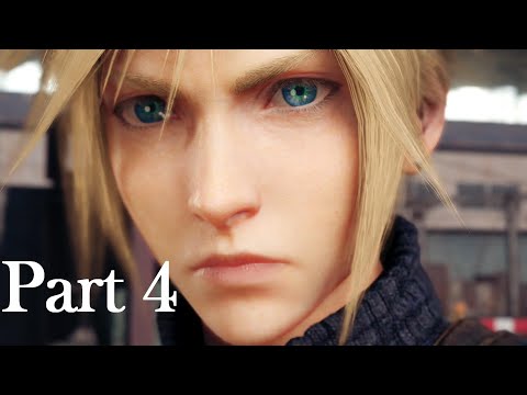Final Fantasy 7 (VII) Remake 100% Platinum Walkthrough PS4 Pro - Part 4